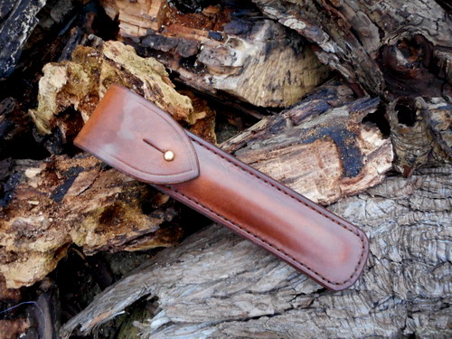 BESPOKE - Fire Storm Telescopic Blowpipe & Leather Case with Belt Loop Combo - SADDLE STITCHED (45-9310)