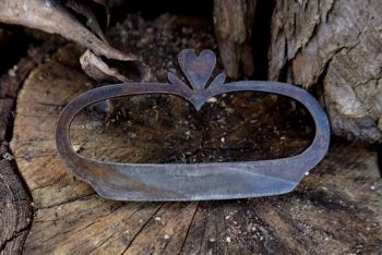 fire nested heart traditional fire steel by beaver bushcraft