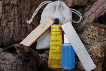 sharpening kit with new pouch 300g for beaver bushcraft