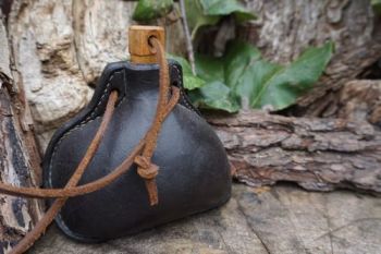 Leather- Bottle-Handmade tuder styler based on Mary Rose for Beaver Bushcr