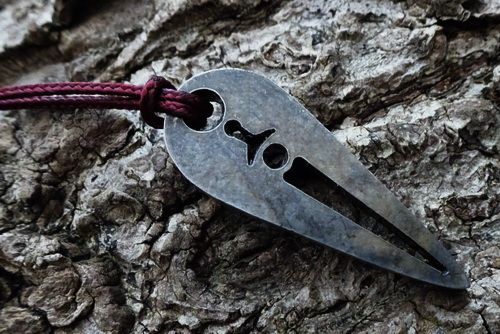 Mini-Tear Drop Pendant Striker - 36mm - Viking Sword for 'Flint & Steel' (862-1488-36-A)