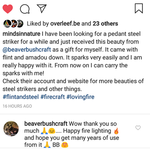 Customer Feedback about Beaver Bushcraft