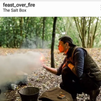 The salt Boox with beaver bushcraft tinder products