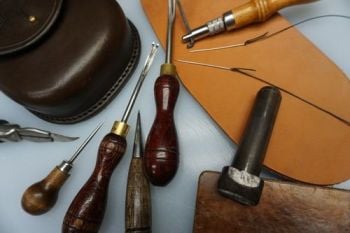 Bespoke leather work at beaver bushcraft