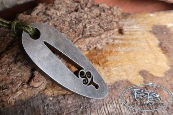 Fire steel pendant made for sample sales by beaver bushcraft