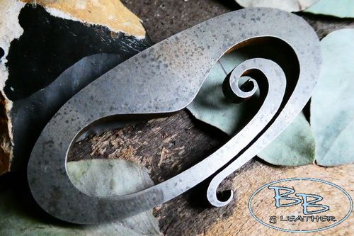 Traditional 'Curly' Oval Striker - Traditional 'Flint & Steel' Fire Striker - Limited Edition Piece  
