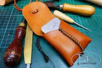 MAKE YOUR OWN  -  Leather Pocket Pouch Cross or Saddle Stitch  Kit  (48-2117)