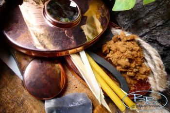 Fire copper hudson Bay tinderbox with full kit by beaver bushcraft