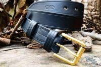 Bespoke Hand Stitched '911' Professional' Leather Belt - (45-3911) - English Bridle Butt
