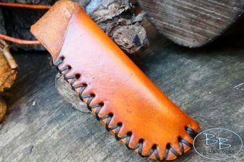 Fire and leather hand crafted sheath for traditional striker by beaver bush