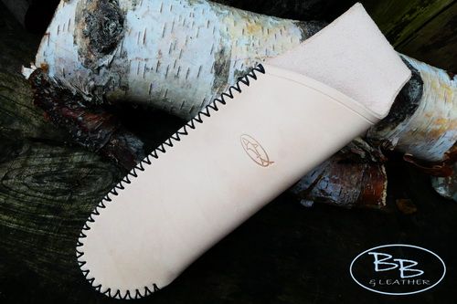 READY MADE- Hand Stitched Leather Bushcraft Sheath for the Laplander Foldin