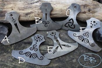 Fire steels thors hammer strikers labeled by beaver bushcraft