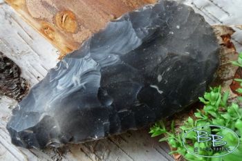 Flint axe head beautifully knapped by william lord for BB