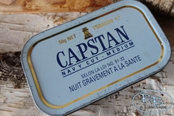 Vintage tin capstan old school fire lighting kit