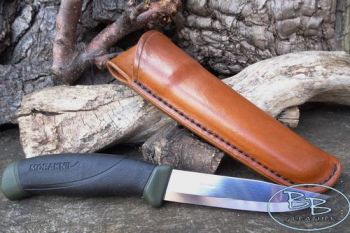 Leather sheath morhic mora bushcraft knife by beaver bushcraft