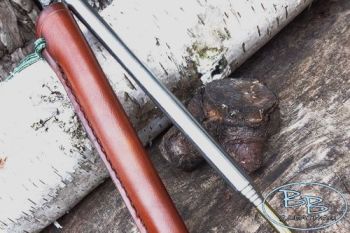 Fire and leather sheath with pocket bellows the perfect edc by beaver bushc