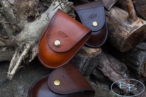 BESPOKE - Hudson Bay Tinderbox 'Possibles' Leather Belt Pouch - Handmade (4