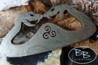 <!--850-1218-->'Fighting Snakes' Striker - 75mm - Triskele - Traditional 'Flint & Steel' Striker (850-1218-75-A)