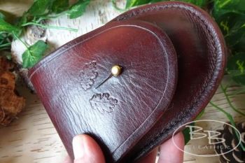 Leather tin pouch for the beaver bushcraft hudson bay boxes