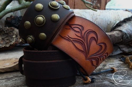 Leather cuffs by BB main website pic