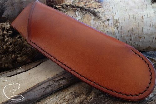 BESPOKE - Leather Folding Saw Sheath for Laplander - Handmade (45-4200)