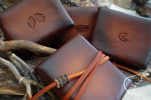 Hand-Crafted  Vintage Leather Boxes - Hand Stitched & Hand Dyed