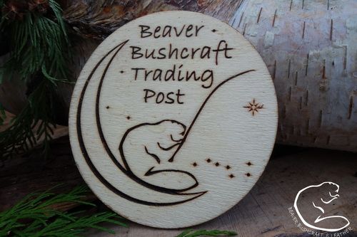 Free Gift Offer Wooden Beaver Bushcraft Coaster
