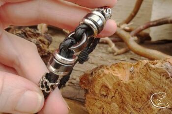 Jewelry viking beaded wrist band by BB