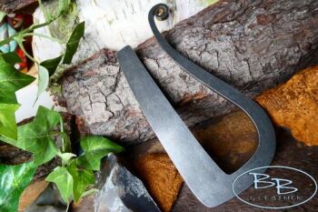 FIRE STEEL elegant R shaped striker with curl made by beaver bushcraft in t