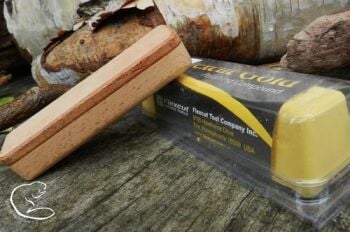 Sharpening flexgold with strop