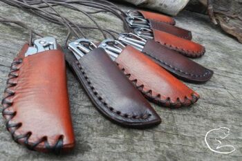 Leather &amp; Cutting took neck sheath by BB