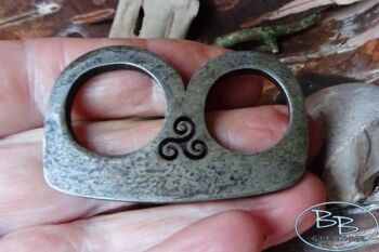 Fire mini styled greek striker with triskele detail by beaver bushcraft