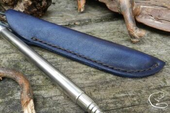 Fire and leather storm pipe sleeve in blue