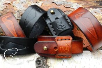 leather cuffs The Raven by BB