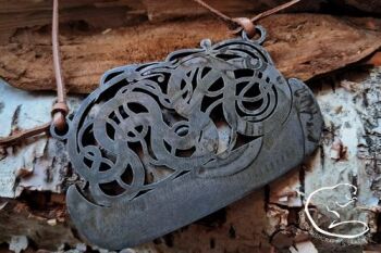 Fire steel worm tongue urnes traditional striker by beaver bushcraft 867 10