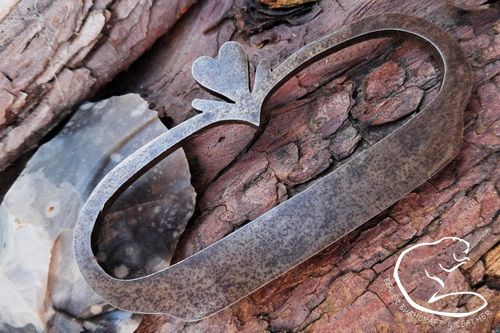 European 'Crown Heart' Authentic Style - Flint & Steel Fire Striker (860-1454-85)