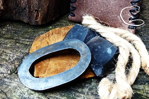 Wolfe 'Oval' Striker - - 56mm - Traditional 'Flint & Steel' Fire Striker (855-1580-56)
