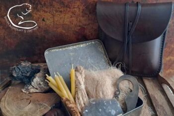 Limited edition by bb for old holborn old school tinder pouch with patina a