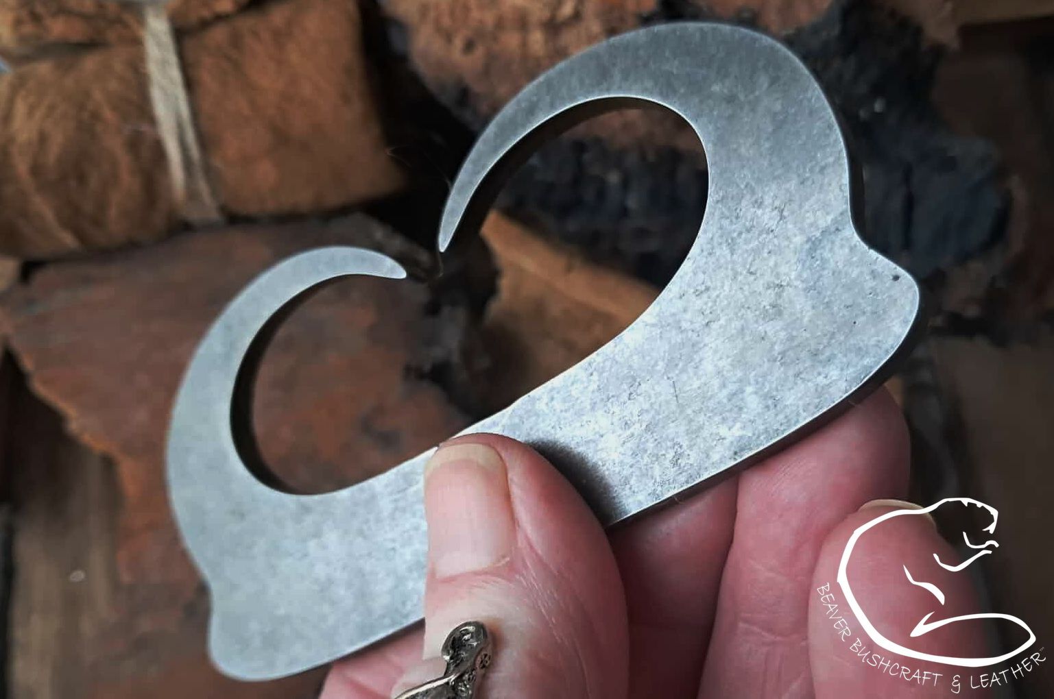 Flint and steel fire striker pointed B by Beaver bushcraft