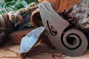 Fire steel striker viking rams head by Beaver Bushcraft