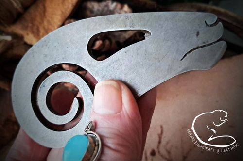 NEW 'Viking'' Ram's Horn Striker-Traditional 'Flint & Steel' Fire Striker