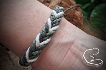 Jewelry camo rope wrist band by BML