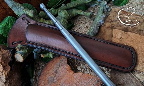 NEW - Fire Storm 'Telescopic Blowpipe' with Hand Stitched Leather 'Flared B