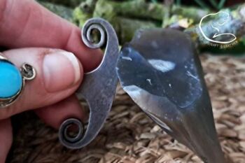 Fire steel mini thors hammer pendant striker by BB