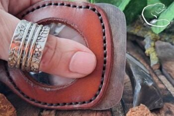 Solar fire steel pendant with flint by BB 2026