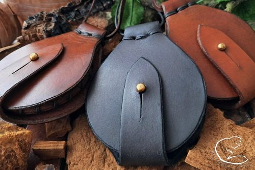Solar Leather Pendant with Protective Cover with FREE Tinder - Hand-Crafted (85-5050)