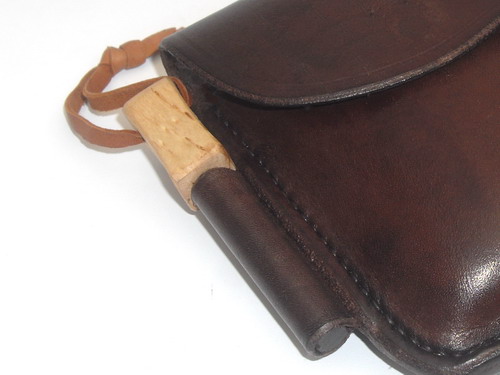 Hand Made 2oz Leather Possibles Pouch (Portrait Style) With Press Stud ...