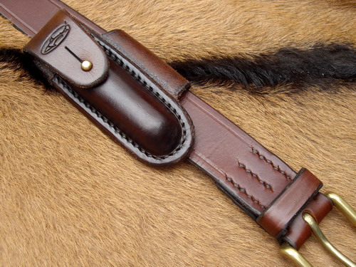 500-Custom Made penknife case on belt