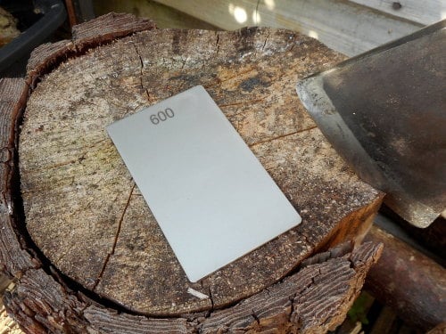 Razor Shark - 3-Inch Double-Sided Credit Card Stone (RS-CC-FC)