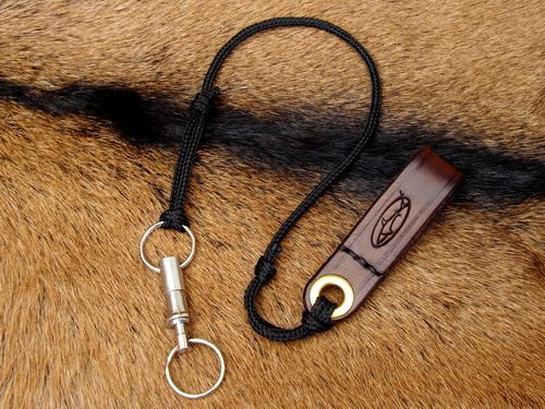 Hand Stitched Belt Loop with 'Solid Brass Bridle Hook' and Sam Browne (25mm